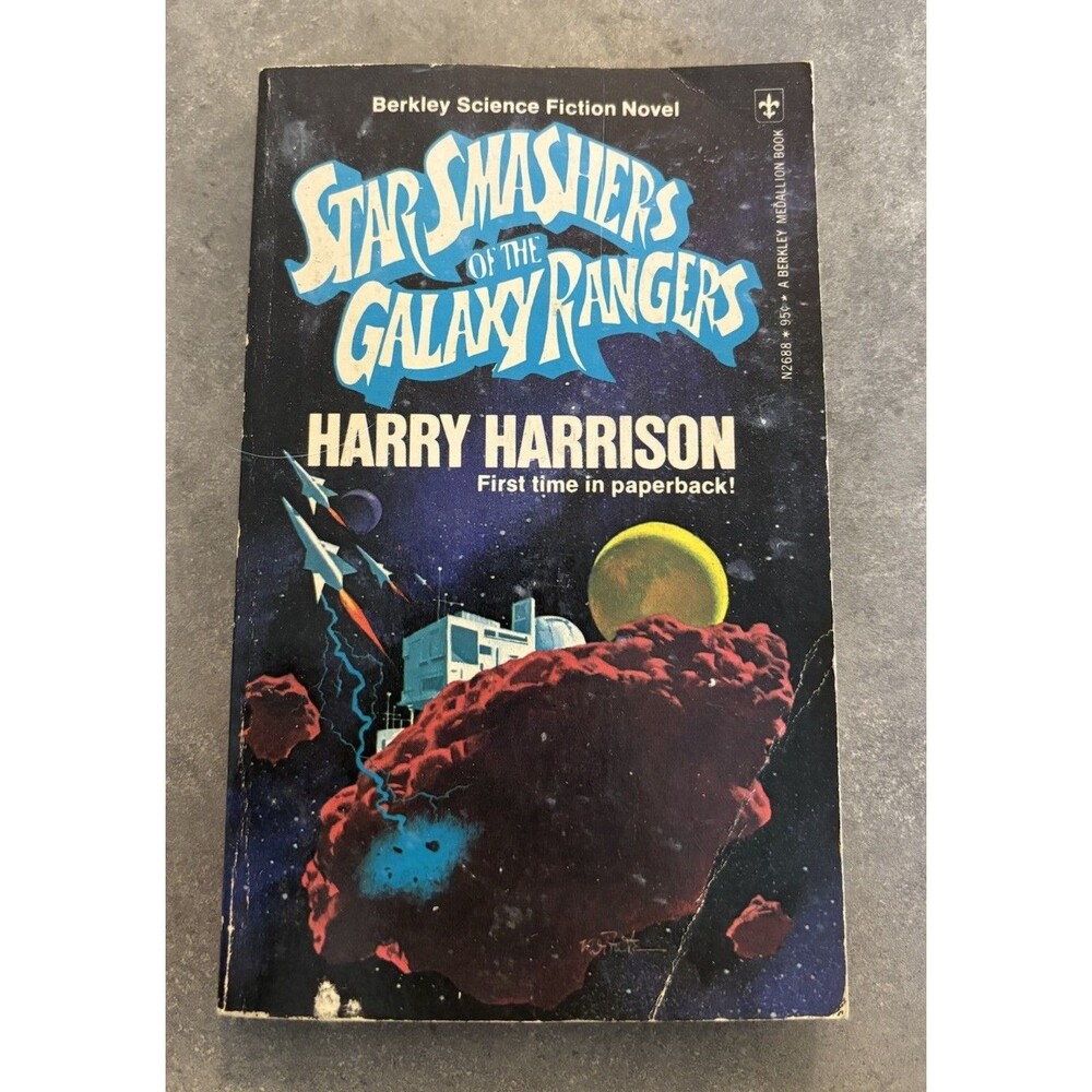 Star Smashers Of The Galaxy Rangers By Harry Harrison 1974 Vintage Sci-fi PB